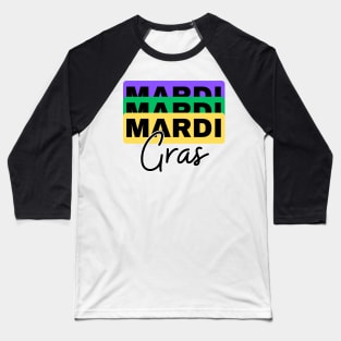 Mardi gras Baseball T-Shirt